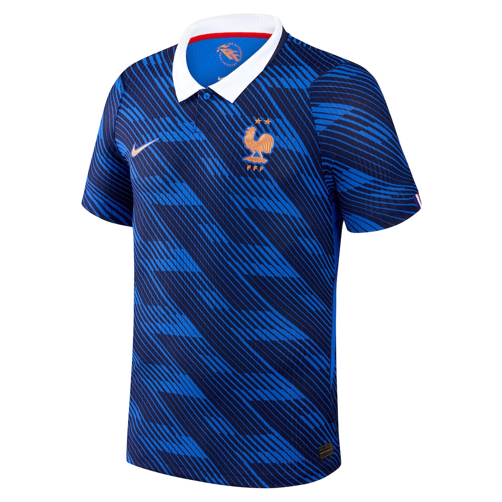 Game Royal blue · copper accents · copper rooster