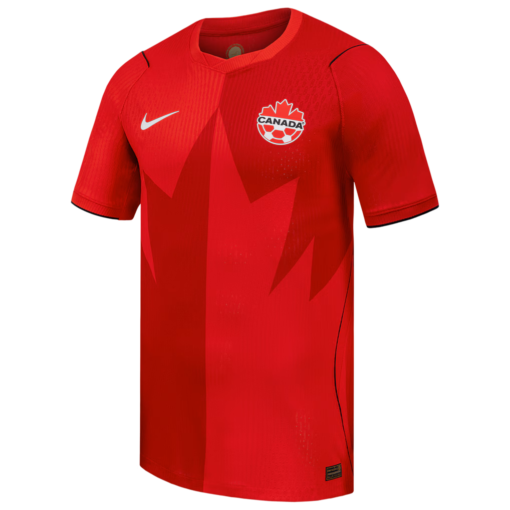 Men’s Nike Red Canada Soccer 2026 Home Match Authentic Jersey