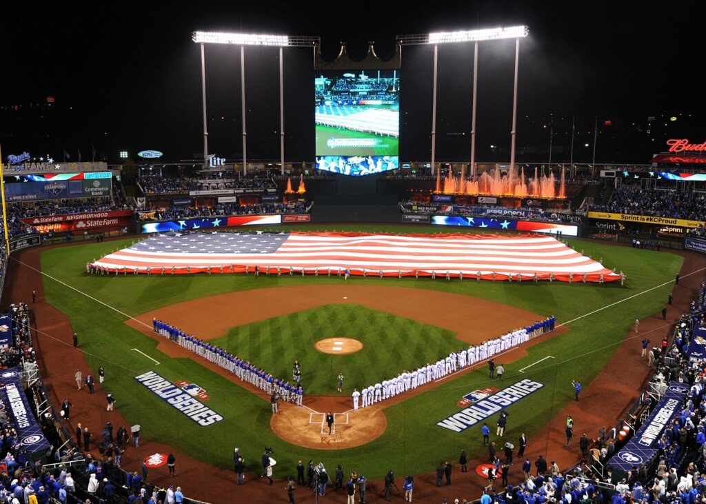 Kansas City Royals Baseball Game at Kauffman Stadium