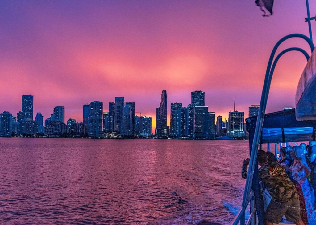 Miami Sunset and City Lights Cocktail Cruise