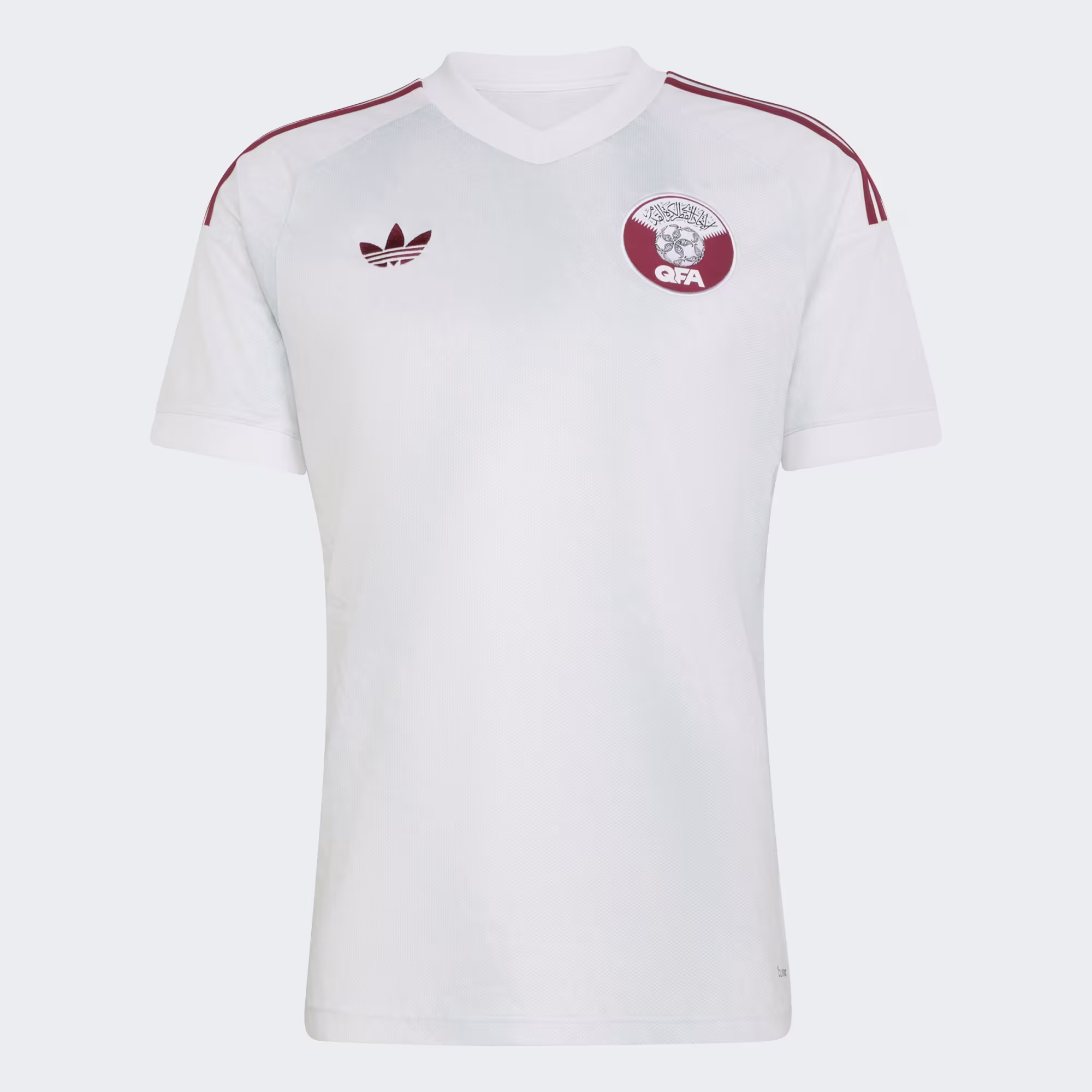 Crisp white · desert dune wave graphic · retro Trefoil