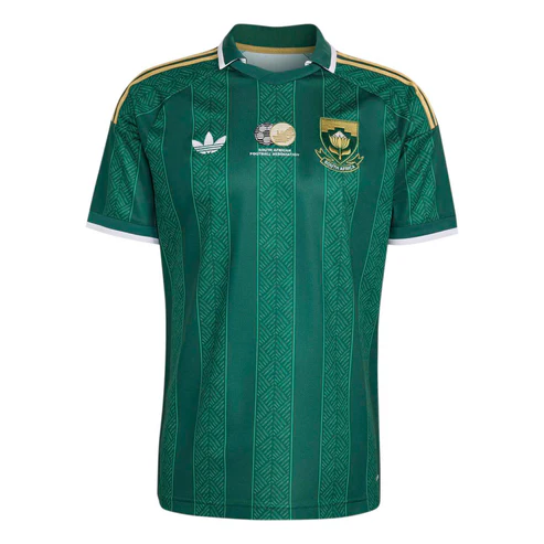 Deep green · lighter green accents · yellow logos · retro 2010