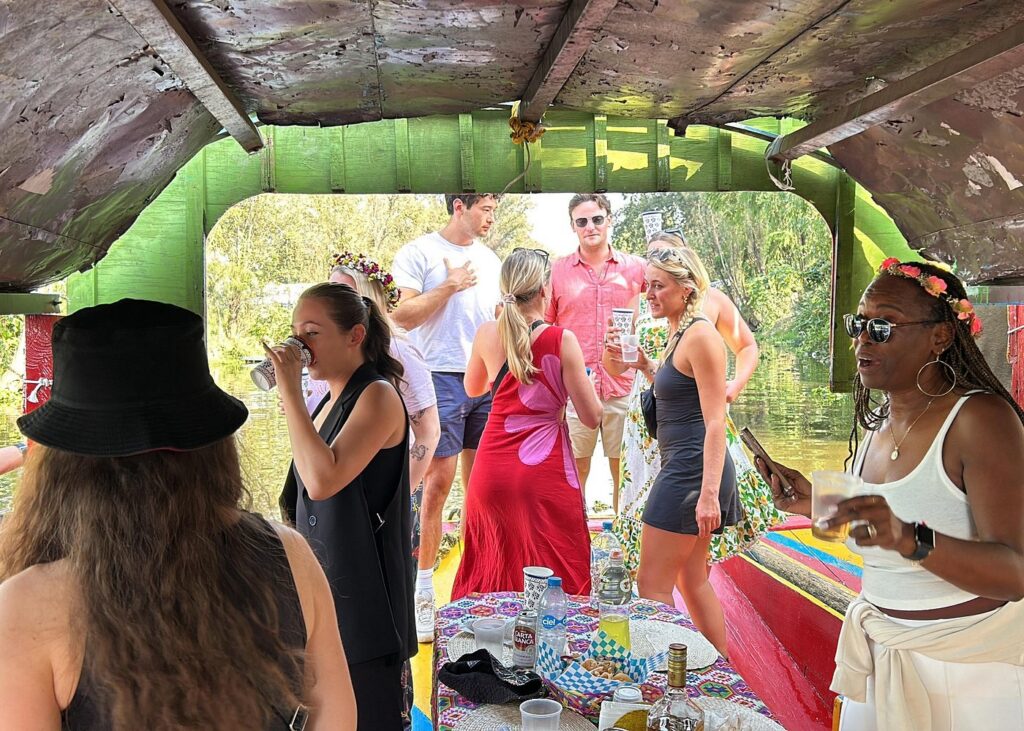 Xochimilco Trajinera Fiesta: Open Bar and Tacos (18+)